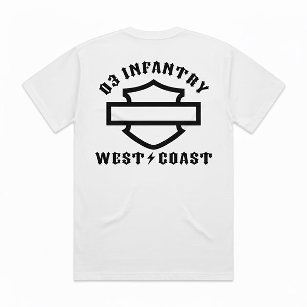 03 Infantry West Coast (Tee) - White